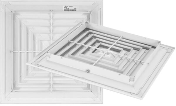 Rejilla y difusor aire acondicionado con panel central - Imagen 2